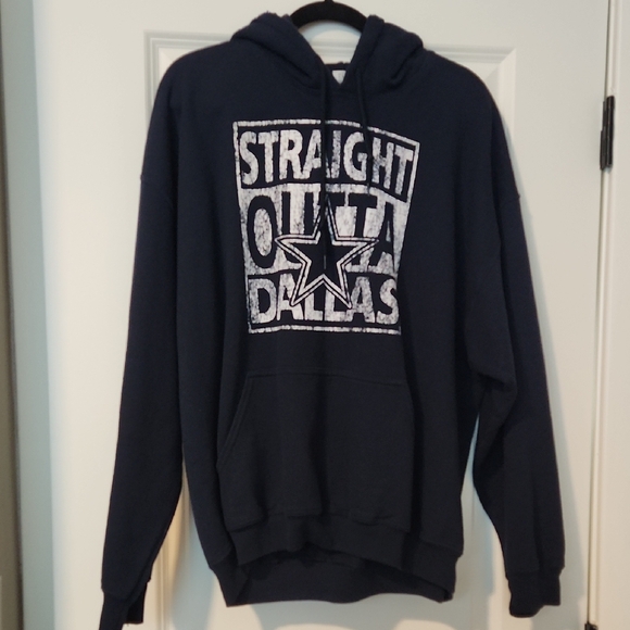 Gildan Other - Gildan Dark Blue Dallas Cowbous Graphic Hoodie Men's Sixe Xl